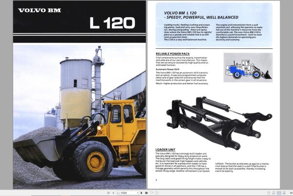 Volvo Wheel Loader BM L120 Service Repair Manual 1