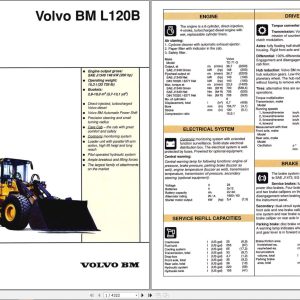 Volvo Wheel Loader BM L120B Service Repair Manual 1