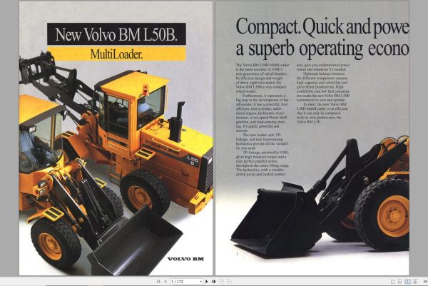 Volvo Wheel Loader BM L50B Service Repair Manual 1