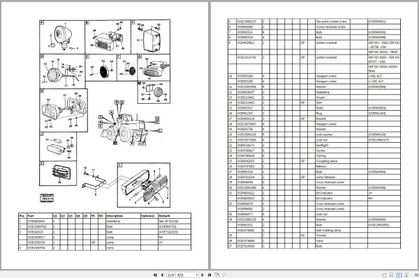 Volvo Wheel Loader BM L90 Parts Manual 2