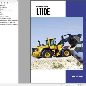 Volvo Wheel Loader L110E Service and Repair Manual 1