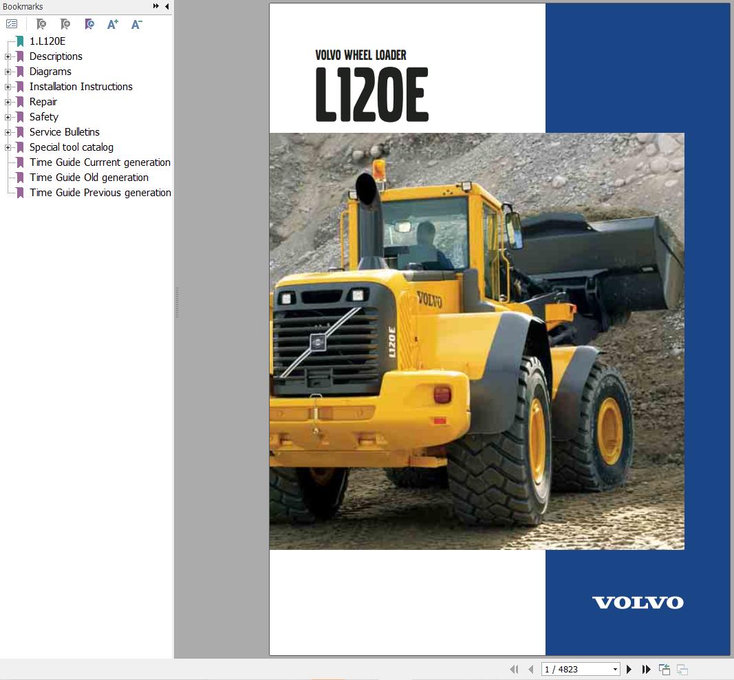 Volvo Wheel Loader L120E Service and Repair Manual 1