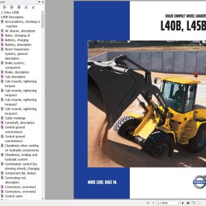 Volvo Wheel Loader L45B Service and Repair Manual 1