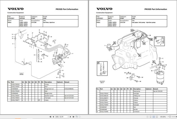 Volvo Wheel Loader L50D Parts and Service Manual 2
