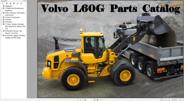 Volvo Wheel Loader L60G Parts Catalog 1