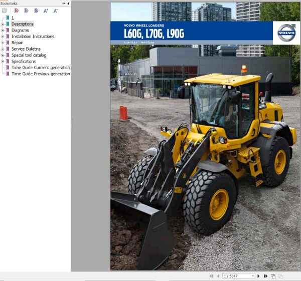 Volvo Wheel Loader L90G Service and Repair Manual 1