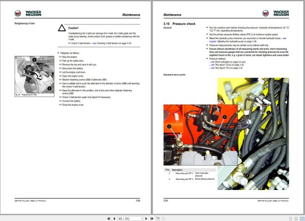 Wacker Neuson Compact Loader 701S 701SP Service Manual and Diagram 1000164190 3