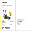 Wacker Neuson Dumper 1001 Spare Parts List 1000164057 1