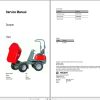 Wacker Neuson Dumper 1501 1.0 Service Manual and Diagram 1000144667 1