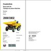 Wacker Neuson Dumper 2000 3002 Spare Parts List 1000114079 1