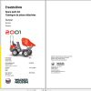 Wacker Neuson Dumper 2001 Spare Parts List 1000110328 1