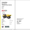 Wacker Neuson Dumper 2001 Spare Parts List 1000184835 1
