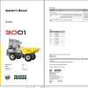 Wacker Neuson Dumper 3001 4.2 Operating Manual 1000172672 1