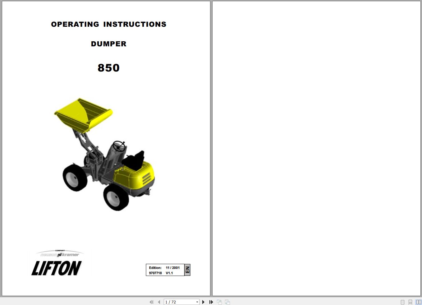 Wacker Neuson Dumper 4001 Operating Manual 1000248113 1