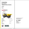 Wacker Neuson Dumper 4001 Spare Parts List 1000138137 1