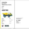 Wacker Neuson Dumper 4500 7002 Spare Parts List 1000112883 1