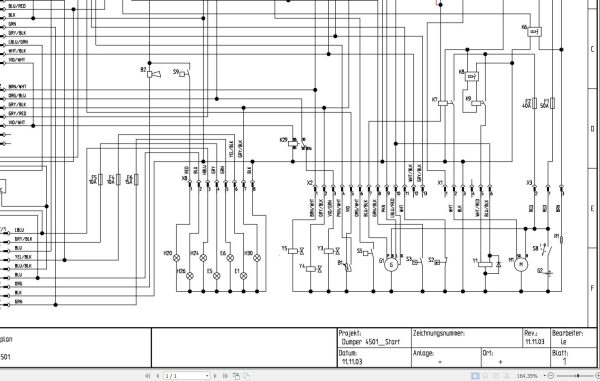Wacker Neuson Dumper 4501 Electrical Diagrams 2