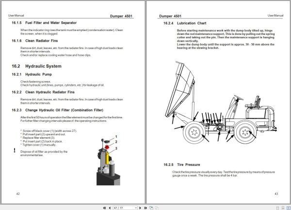 Wacker Neuson Dumper 4501 User Manual 1000103795 2