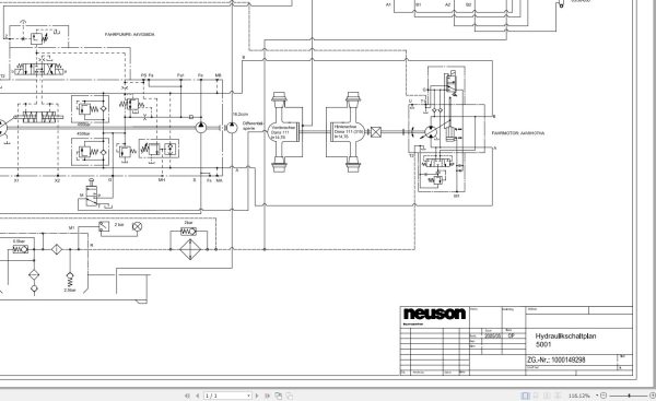 Wacker Neuson Dumper 5001 Electrical and Hydraulic Diagrams 2