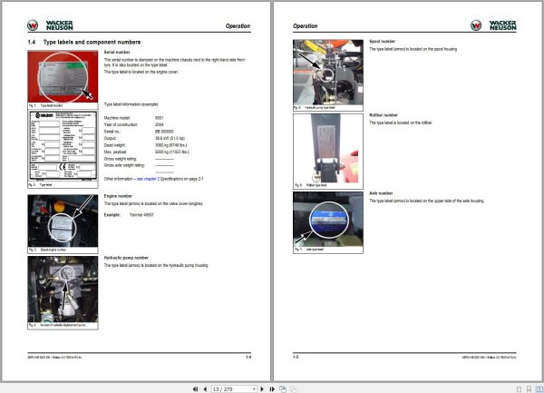 Wacker Neuson Dumper 5001 Service Manual and Diagram 1000159455 2
