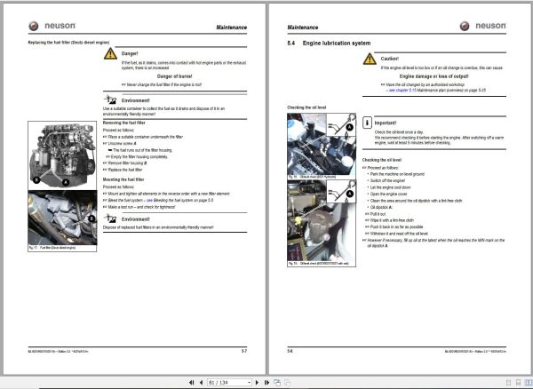 Wacker Neuson Dumper 6001 9001 10001 Operating Manual 1000113720 2