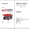 Wacker Neuson Dumper 6001 Service Manual and Diagram 366855486 1
