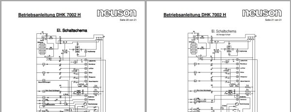 Wacker Neuson Dumper 7002 Electrical and Hydraulic Diagrams 1