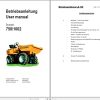 Wacker Neuson Dumper 750 1002 User Manual 1000102679 1