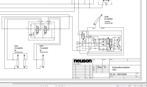 Wacker Neuson Dumper 850 Electrical and Hydraulic Diagrams 2