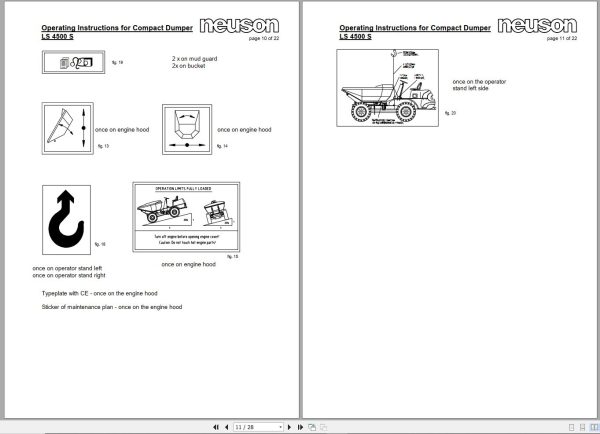 Wacker Neuson Dumper DHK 7002 H Operating Manual 1000104589 2