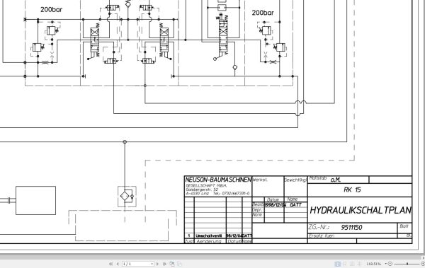 Wacker Neuson Dumper RK15 Electrical and Hydraulic Diagrams 2