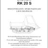 Wacker Neuson Dumper RK20S Spare Parts List 1