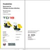 Wacker Neuson Dumper TD18 Spare Parts List 1000181078 1