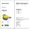 Wacker Neuson Dumper TD9 Operating Manual 1000136953 1