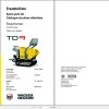 Wacker Neuson Dumper TD9 Spare Parts List 1000129238 1