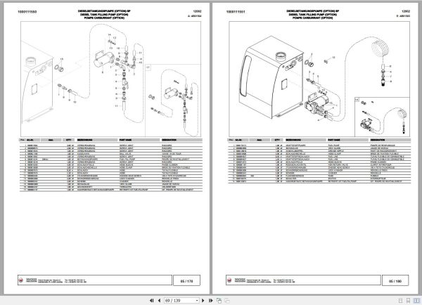 Wacker Neuson Excavator 12002 Spare Parts List 1000015275 2