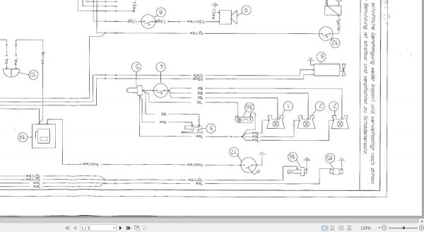 Wacker Neuson Excavator 1302 Electrical Diagram 2