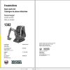 Wacker Neuson Excavator 1302 RD Primus Spare Parts List 1000081320 1