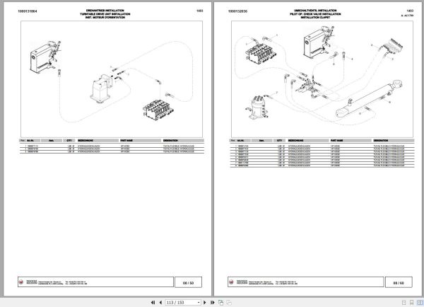 Wacker Neuson Excavator 1403 Spare Parts List 1000141526 2