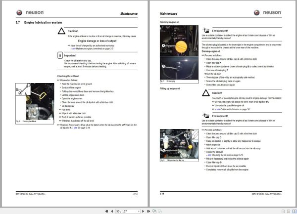 Wacker Neuson Excavator 1404 Service Manual and Diagram 442188134 2