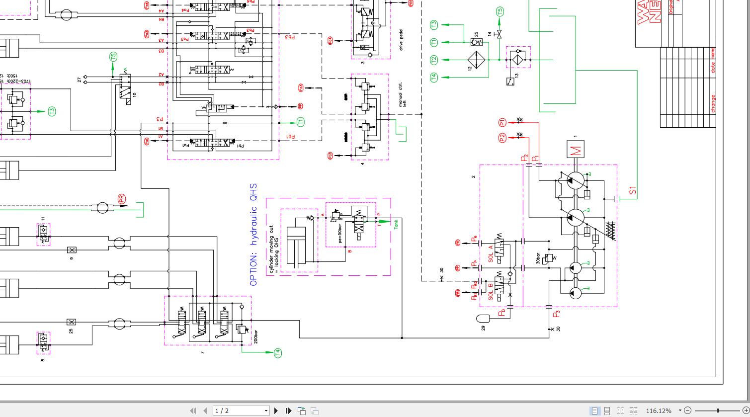Wacker Neuson Excavator 1503 1703 Hydraulic Diagrams 1