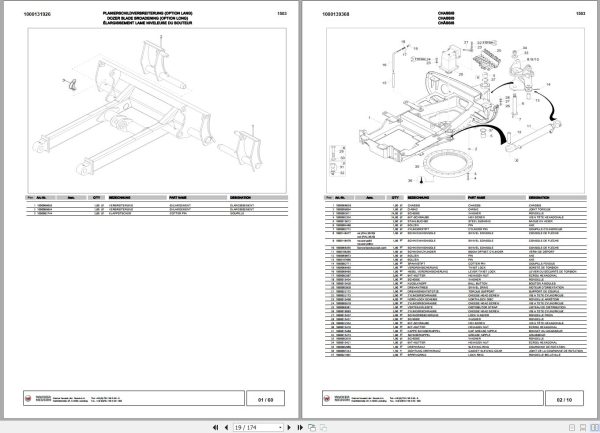 Wacker Neuson Excavator 1503 Spare Parts List 1000141528 2