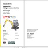 Wacker Neuson Excavator 2003 Spare Parts List 1000188893 1