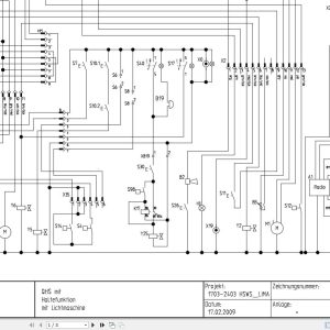 Wacker Neuson Excavator 2404 Electrical and Hydraulic Diagrams 1