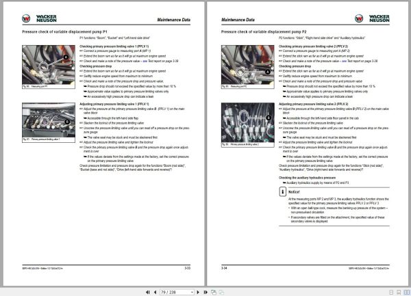 Wacker Neuson Excavator 2404 Service Manual and Diagram 1000256964 2