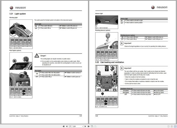 Wacker Neuson Excavator 2503 3003 3503 3703 Operating Manual 1000127409 2