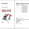 Wacker Neuson Excavator 2503 3003 3503 3703 Service Manual and Diagram 1000081433 1