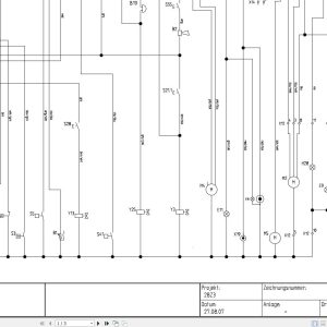 Wacker Neuson Excavator 28Z3 Electrical and Hydraulic Diagrams 1
