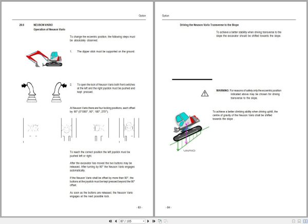 Wacker Neuson Excavator 5002 6002 RD Operating Manual 1000081361 2