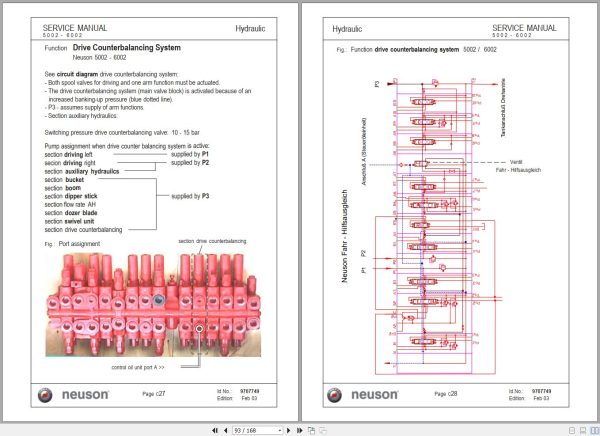 Wacker Neuson Excavator 5002 6002 Service Manual and Diagram 1000081434 3